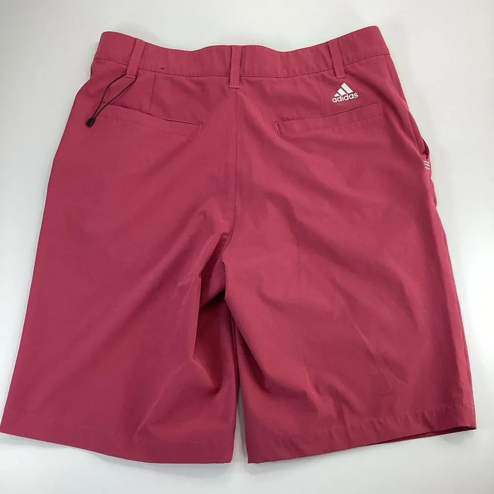 Adidas Mens Pink Chino Golf Shorts Size 30 NWOT 10